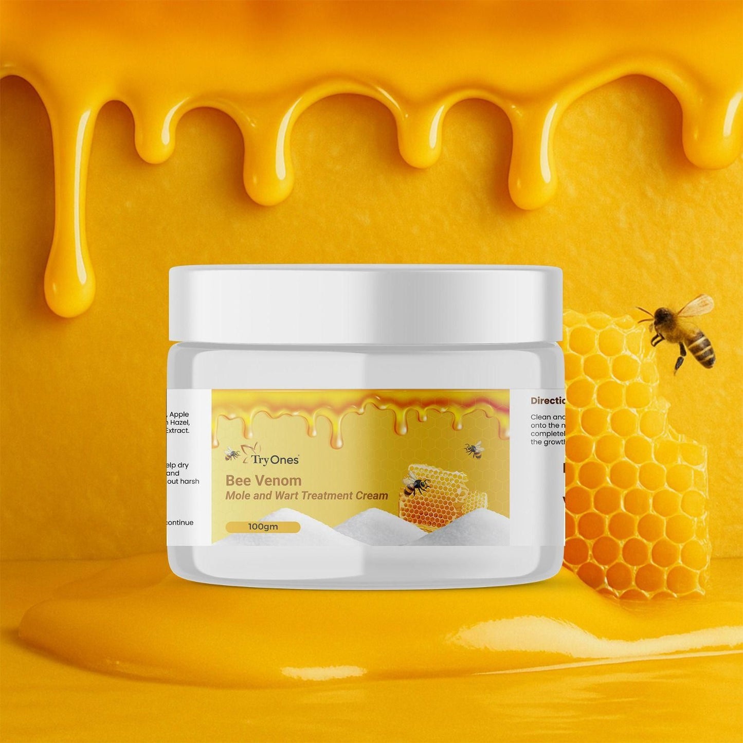 Bee Venom Mole and Wart Treatment Cream 200 gm Buy one Get One Free