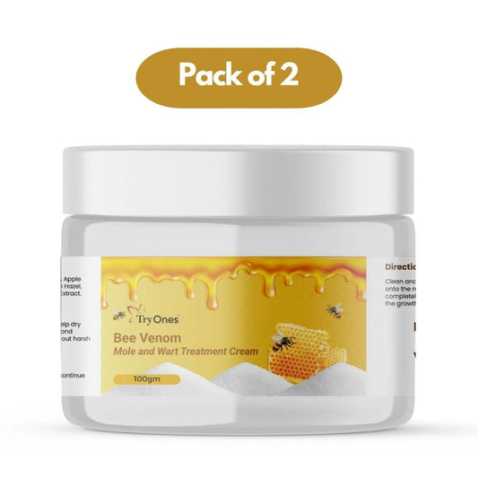 Bee Venom Mole and Wart Treatment Cream 200 gm Buy one Get One Free